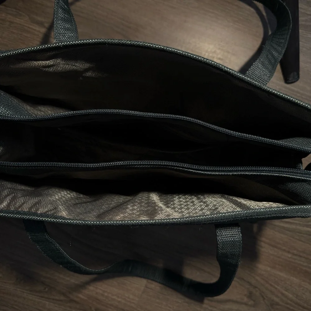 Atlantic Olive green Laptop Tote with Front Organizer